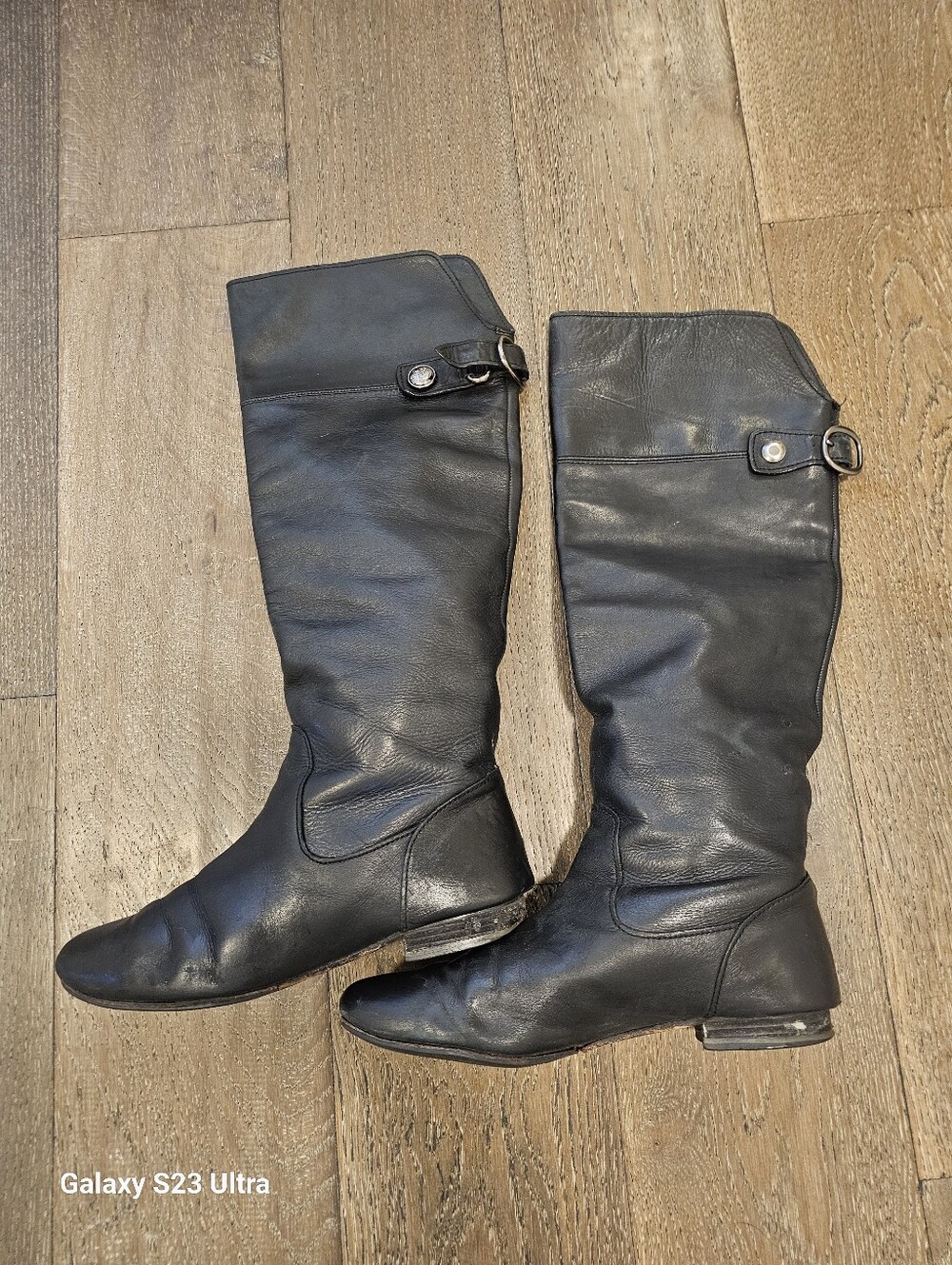 Coach Benita Leather Riding Boots Sz9B